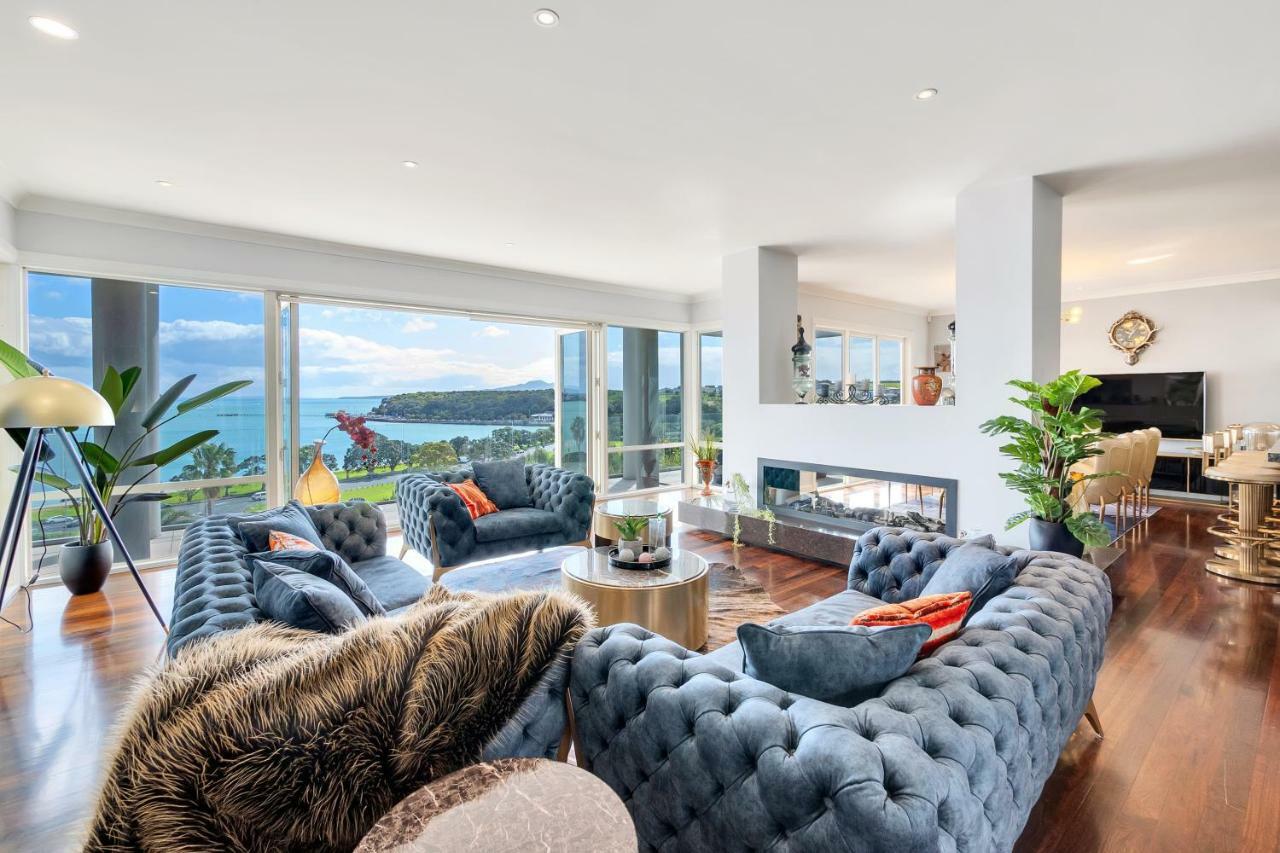 Orakei Grandeur Mansion With Sea Views & Pool Villa Оукланд Екстериор снимка