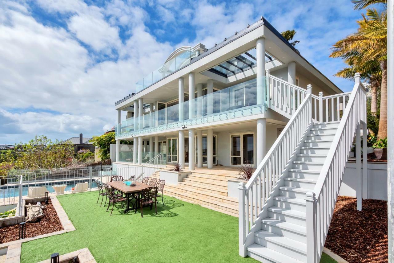 Orakei Grandeur Mansion With Sea Views & Pool Villa Оукланд Екстериор снимка